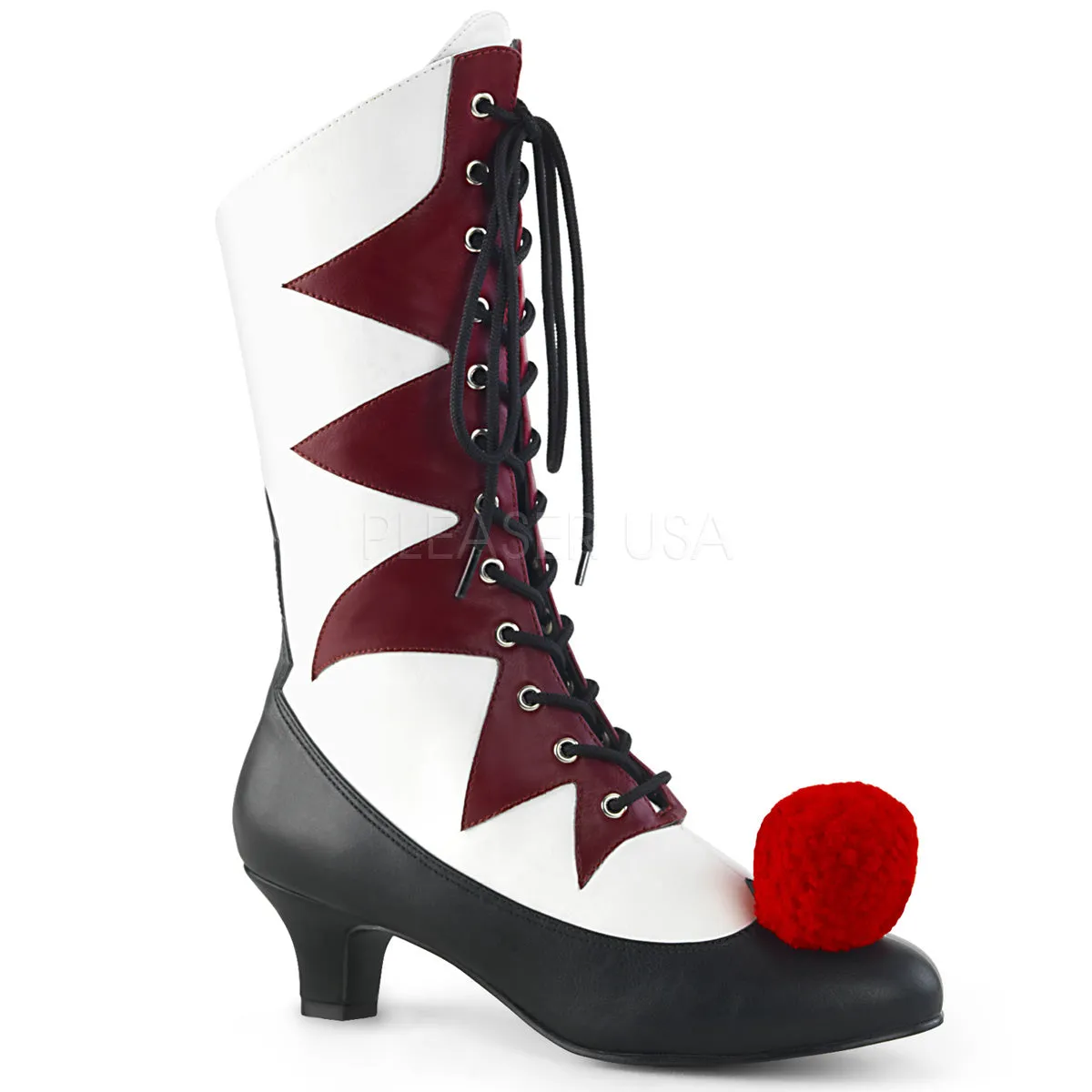 2" Heel IT-120 White Burgundy