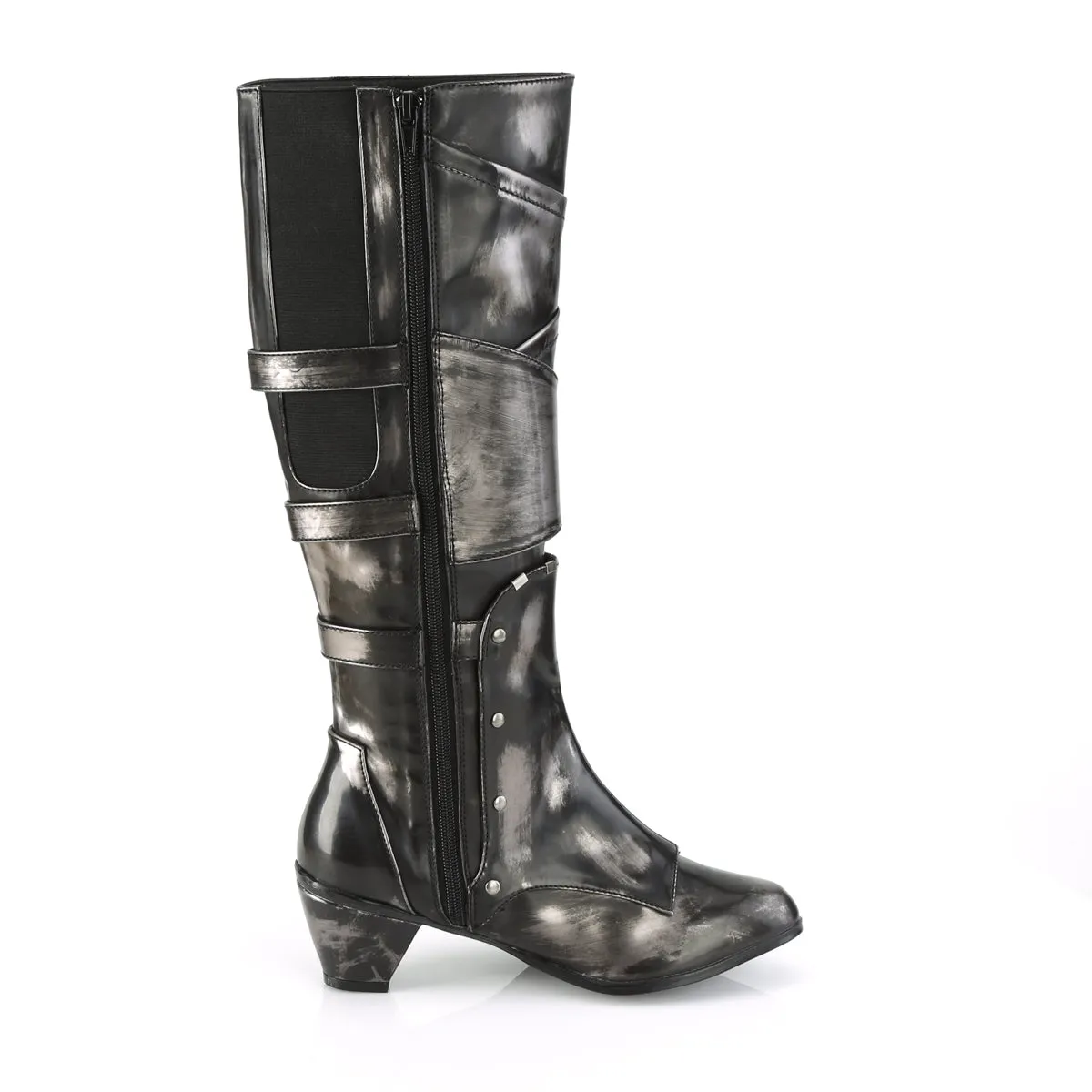 2" Heel MAIDEN-8820 Pewter