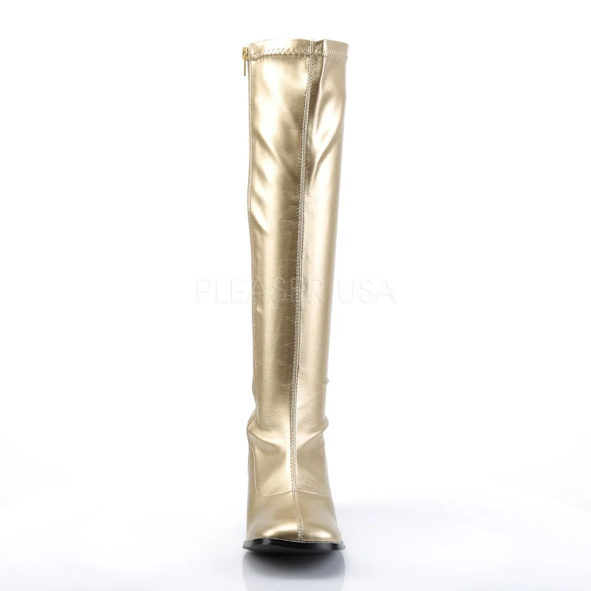 3 Inch Heel GOGO-300 Gold Pu