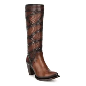 3F23RS - Cuadra honey fashion Paris Texas leather quilted boots for women