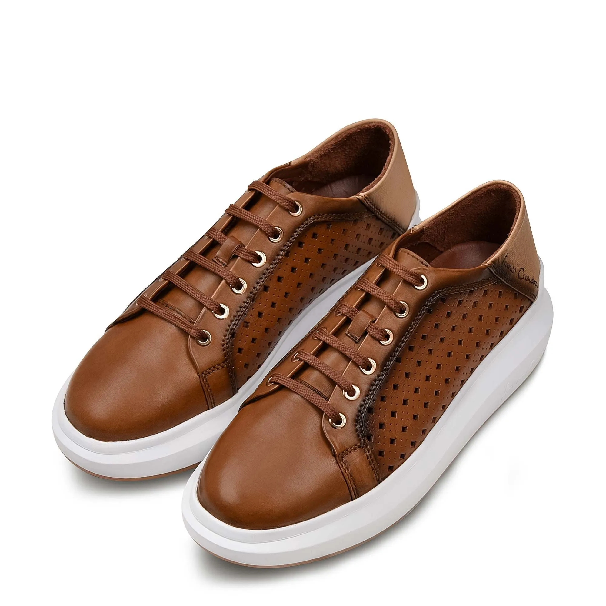 4P6TVDS - Cuadra tan casual fashion leather sneaker shoes for women