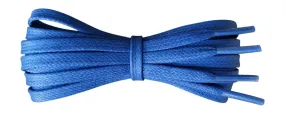 5/6 mm Flat Royal Blue waxed cotton shoelaces