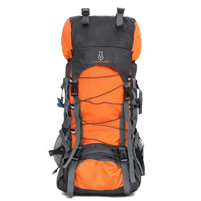 60L Nylon/Oxford Waterproof Dry Bag Outdoor High Quality Travel Backpack Men Women Camping Mountaineering Hiking Backpacks