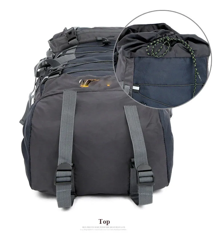 60L Nylon/Oxford Waterproof Dry Bag Outdoor High Quality Travel Backpack Men Women Camping Mountaineering Hiking Backpacks