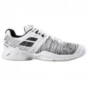 Babolat Propulse Blast All Court White Black Handball Volleyball Tennis Shoes