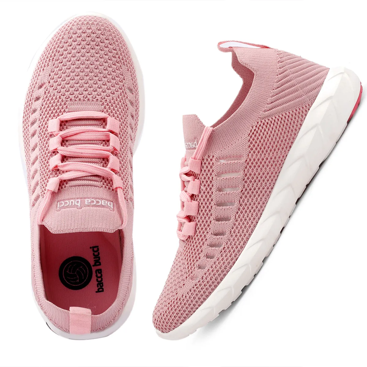 Bacca Bucci FISHJET Gym Shoes for Women | Pink Women's Shoes for Running, Training & Walking