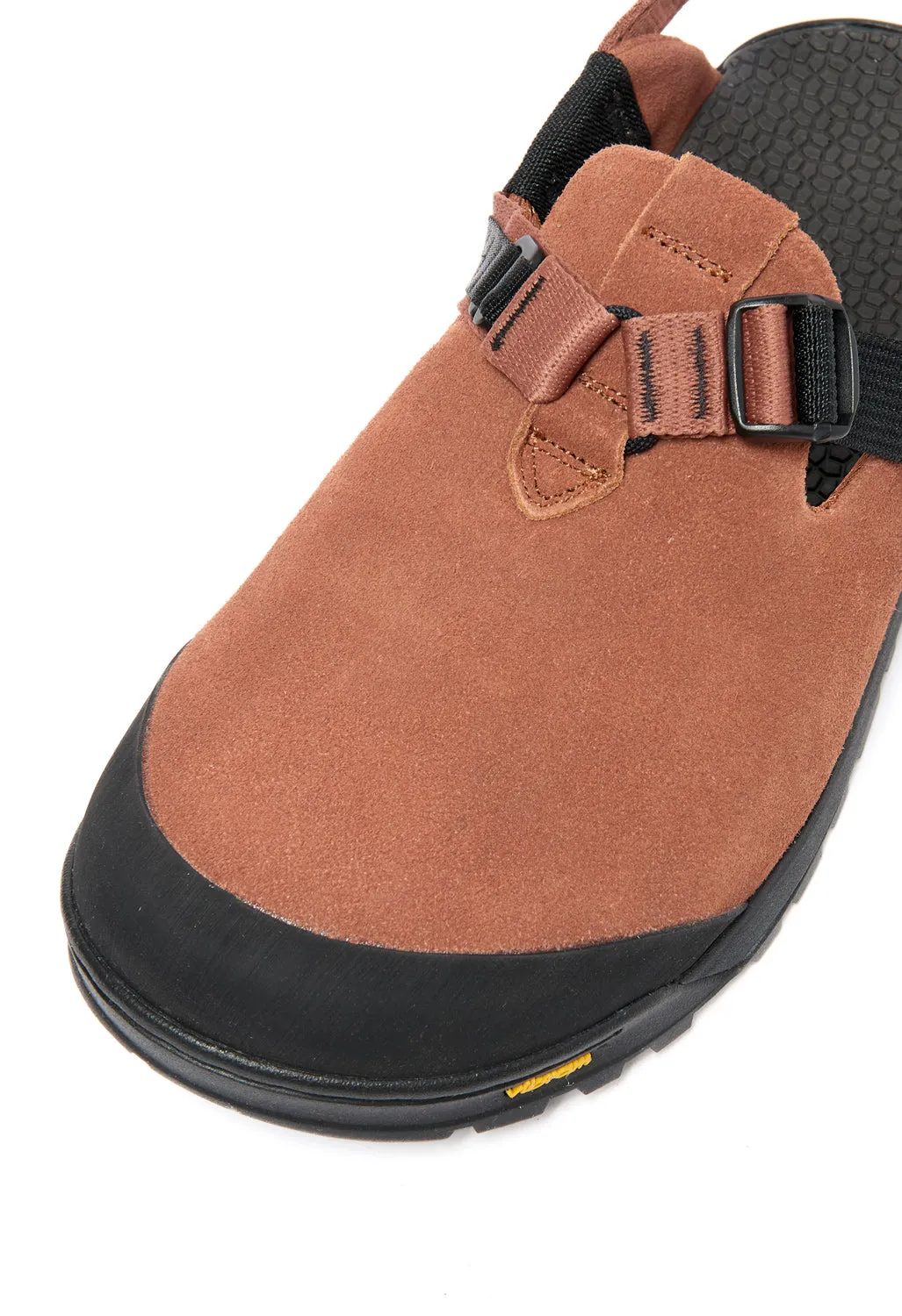 Bedrock Sandals Mens Mountain Clog in Clay Suede - Comfortable and Durable Outdoor Footwear