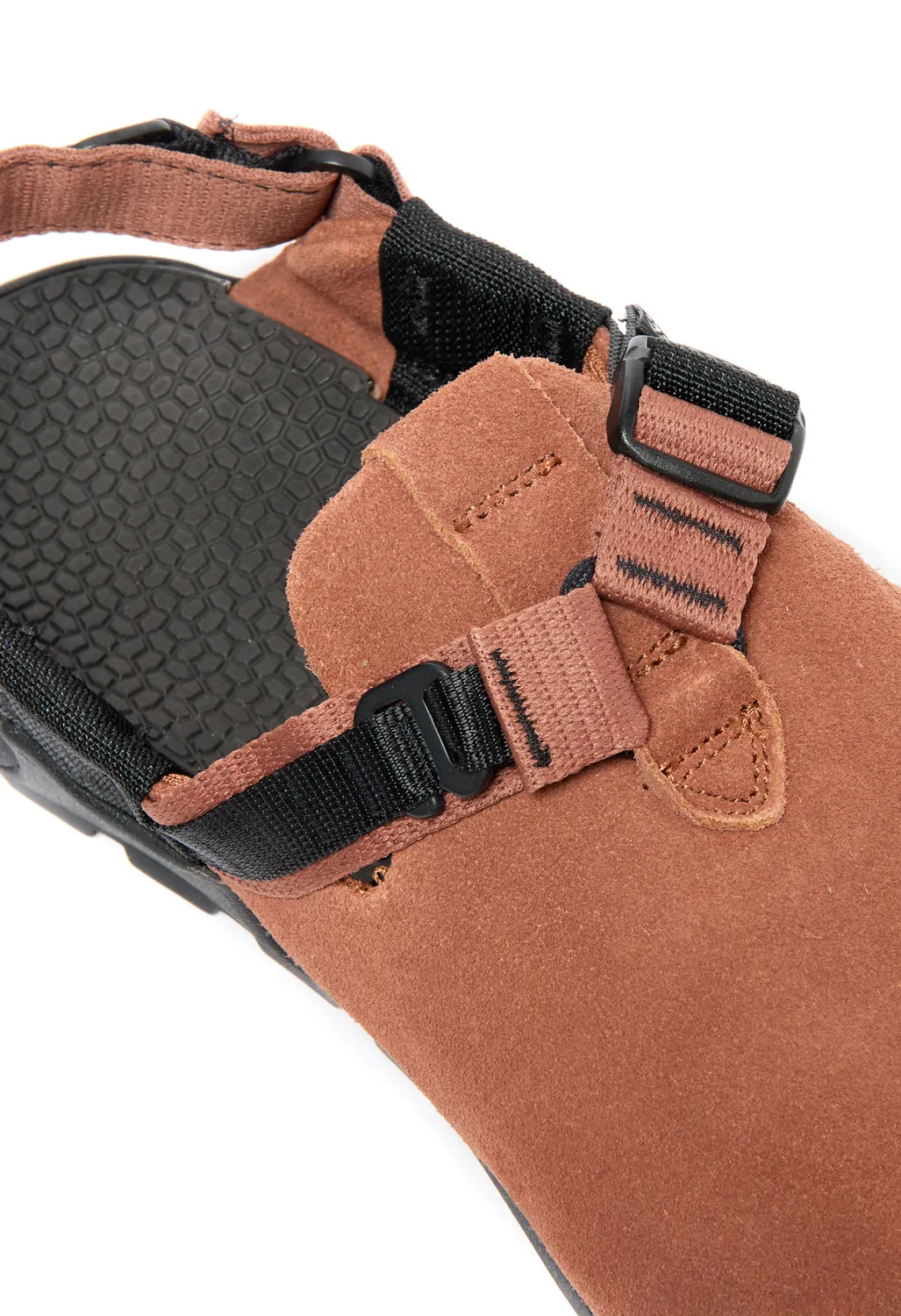 Bedrock Sandals Mens Mountain Clog in Clay Suede - Comfortable and Durable Outdoor Footwear