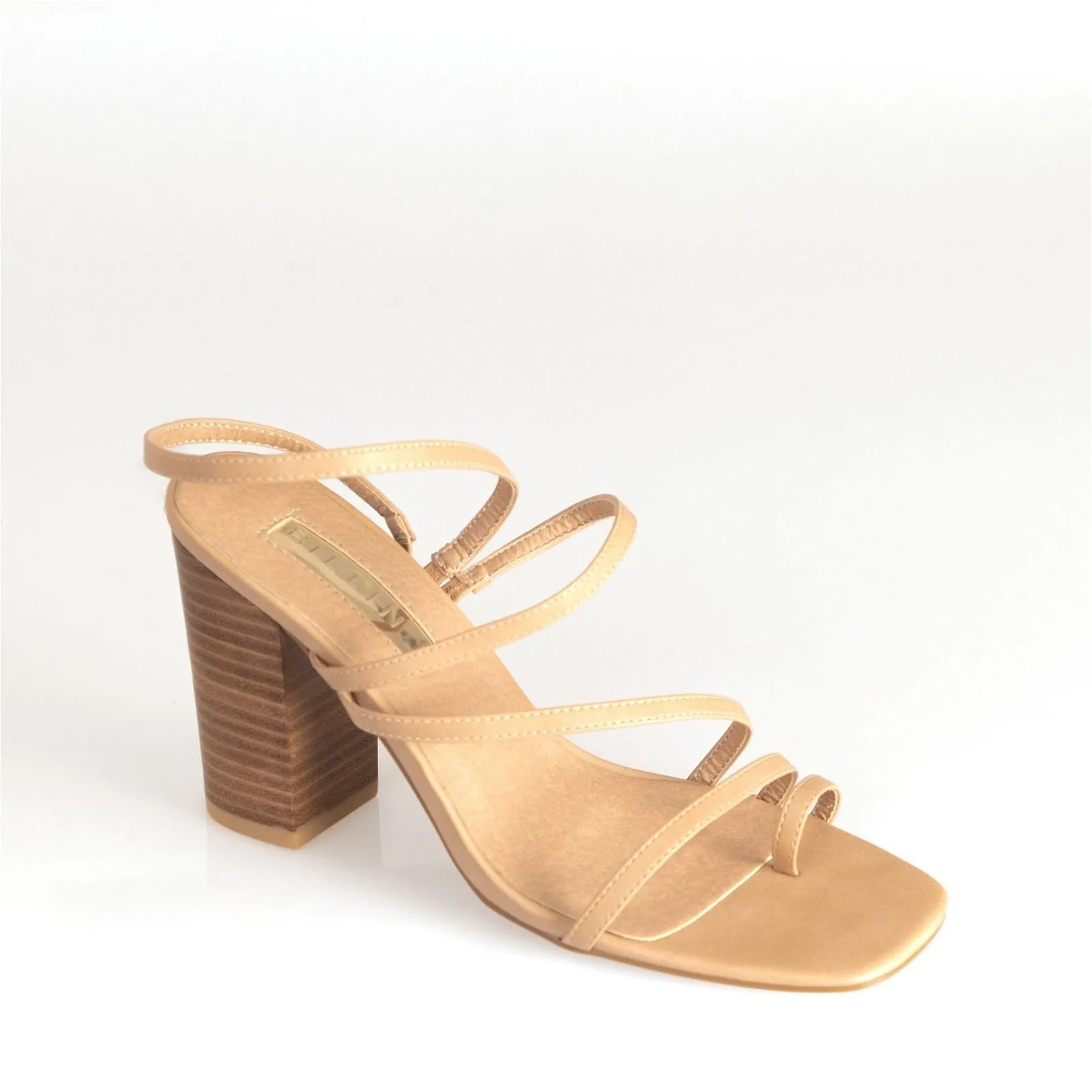 Billini Hattie Block Heel in Nude