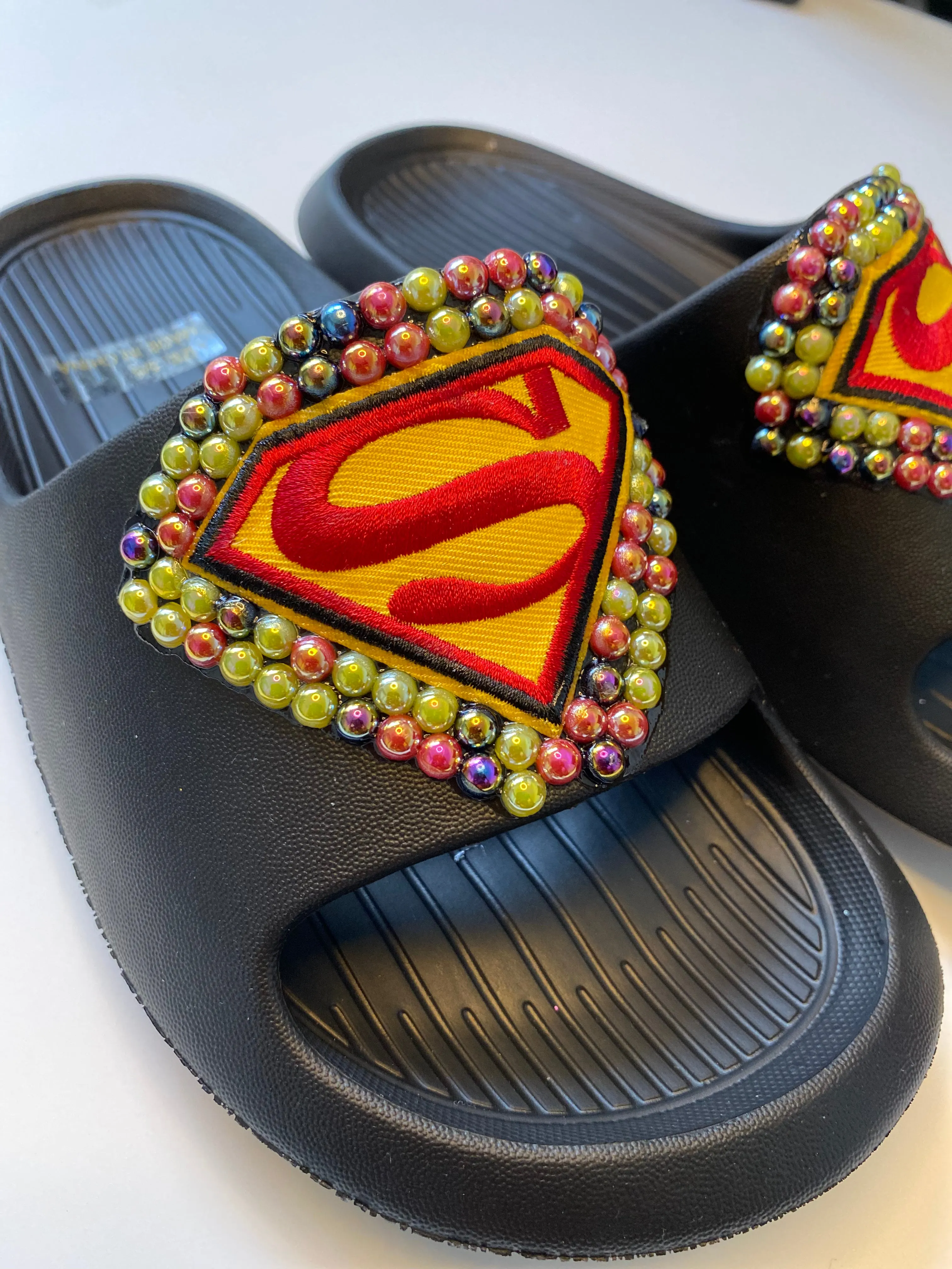 BLACK SUPERMAN PEARL SLIDES