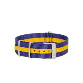 Blue & Gold Canvas Band