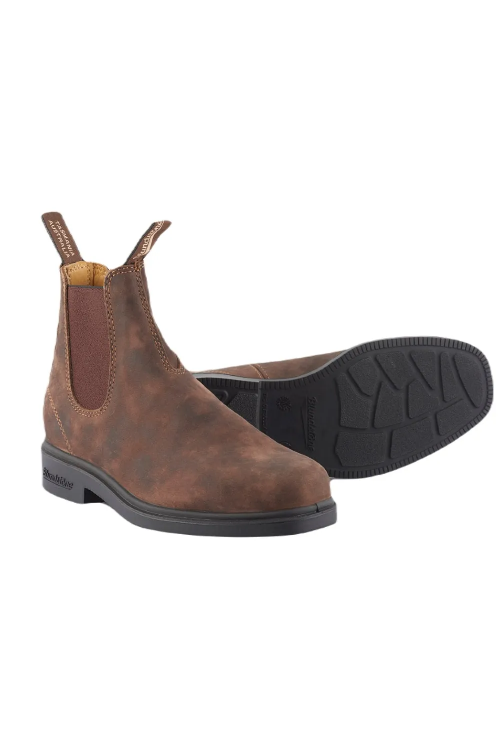 Premium Rustic Brown Blundstone 1306 Chelsea Boots for Unisex