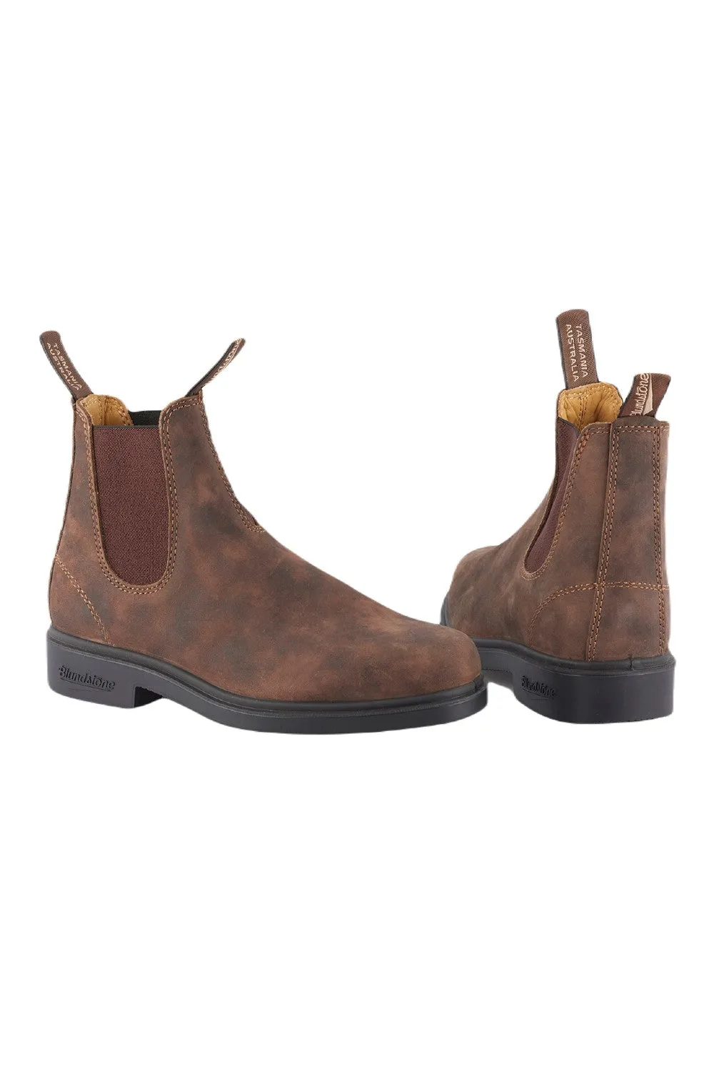 Premium Rustic Brown Blundstone 1306 Chelsea Boots for Unisex