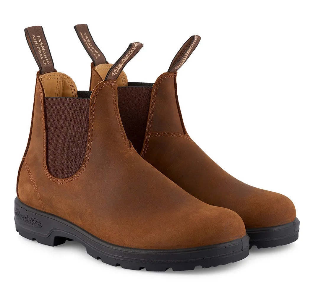 Blundstone 562 Crazy Horse Brown Leather Ankle Boots for Men and Women - Durable, Stylish & Comfortable Footwear