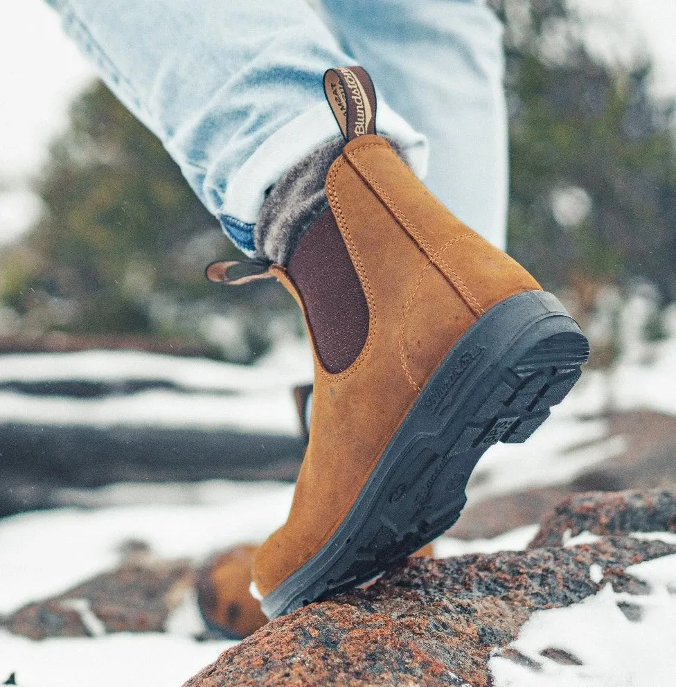 Blundstone 562 Crazy Horse Brown Leather Ankle Boots for Men and Women - Durable, Stylish & Comfortable Footwear