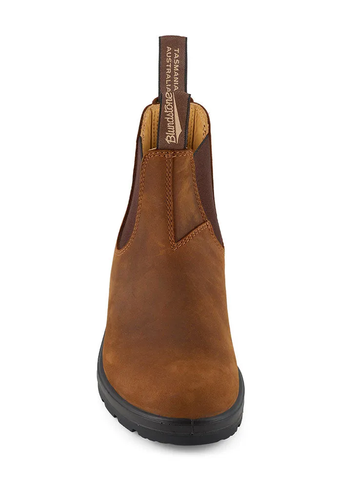 Blundstone 562 Crazy Horse Brown Leather Ankle Boots for Men and Women - Durable, Stylish & Comfortable Footwear