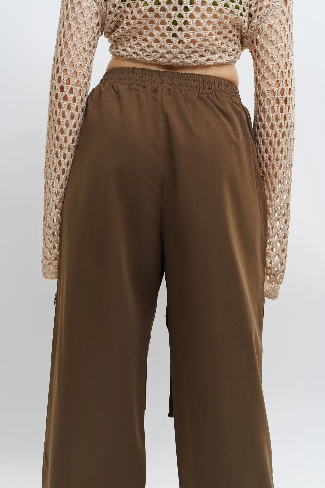 Brown Cargo Trousers