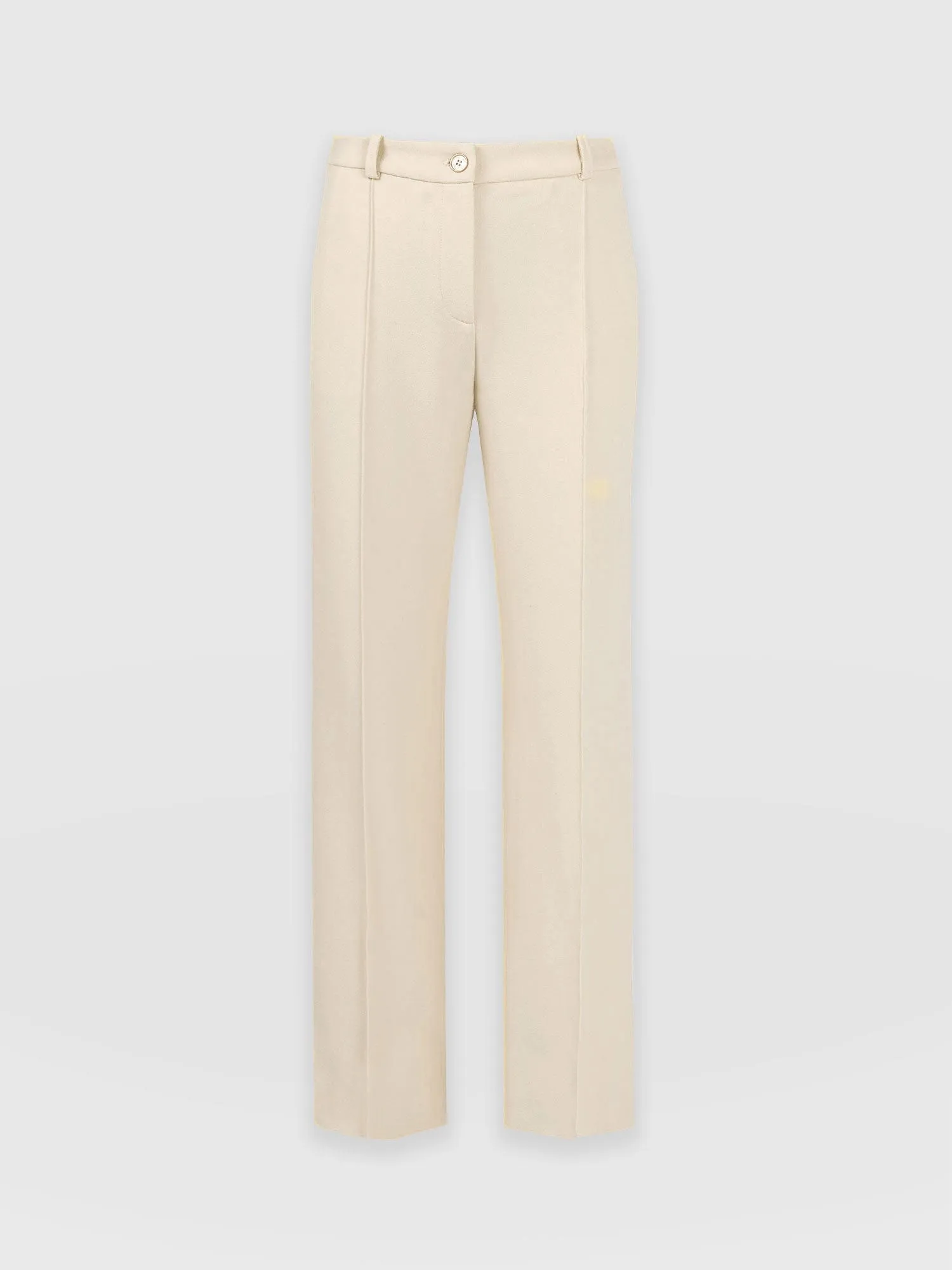 Cambridge Tailored Wide Leg Pant - Beige