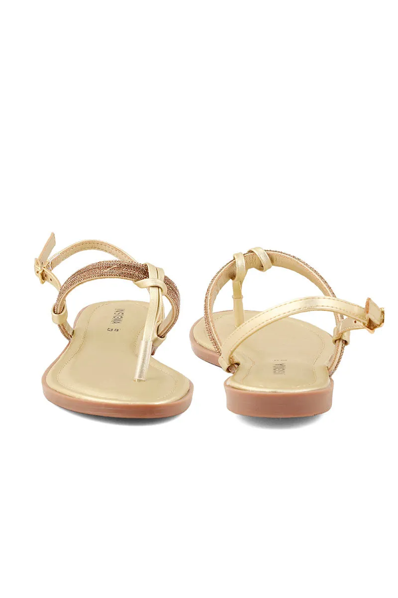 Casual Sandal I23694-Golden