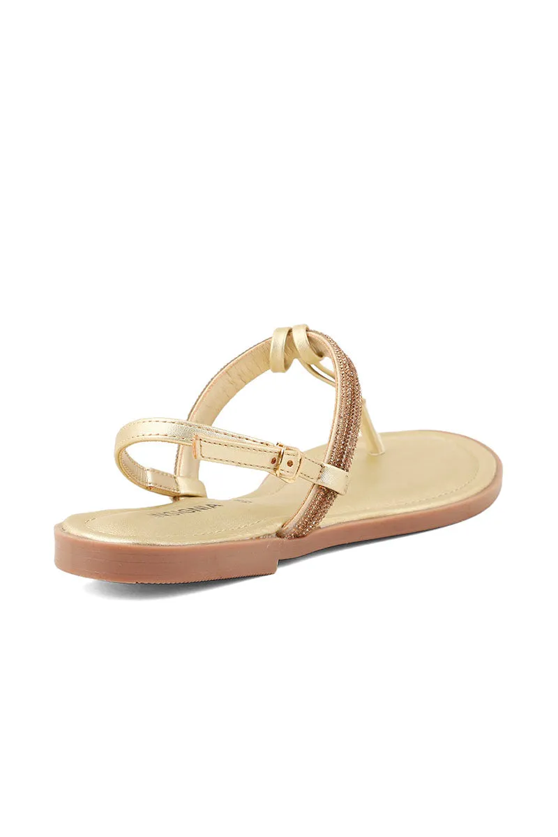 Casual Sandal I23694-Golden