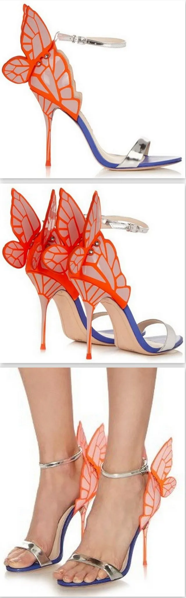 'Chiara' Butterfly-Wing Sandals