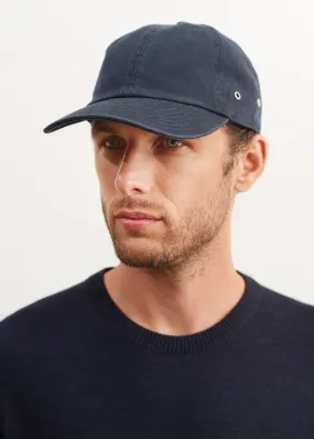 Classic cap - in cotton canvas (MARINE)