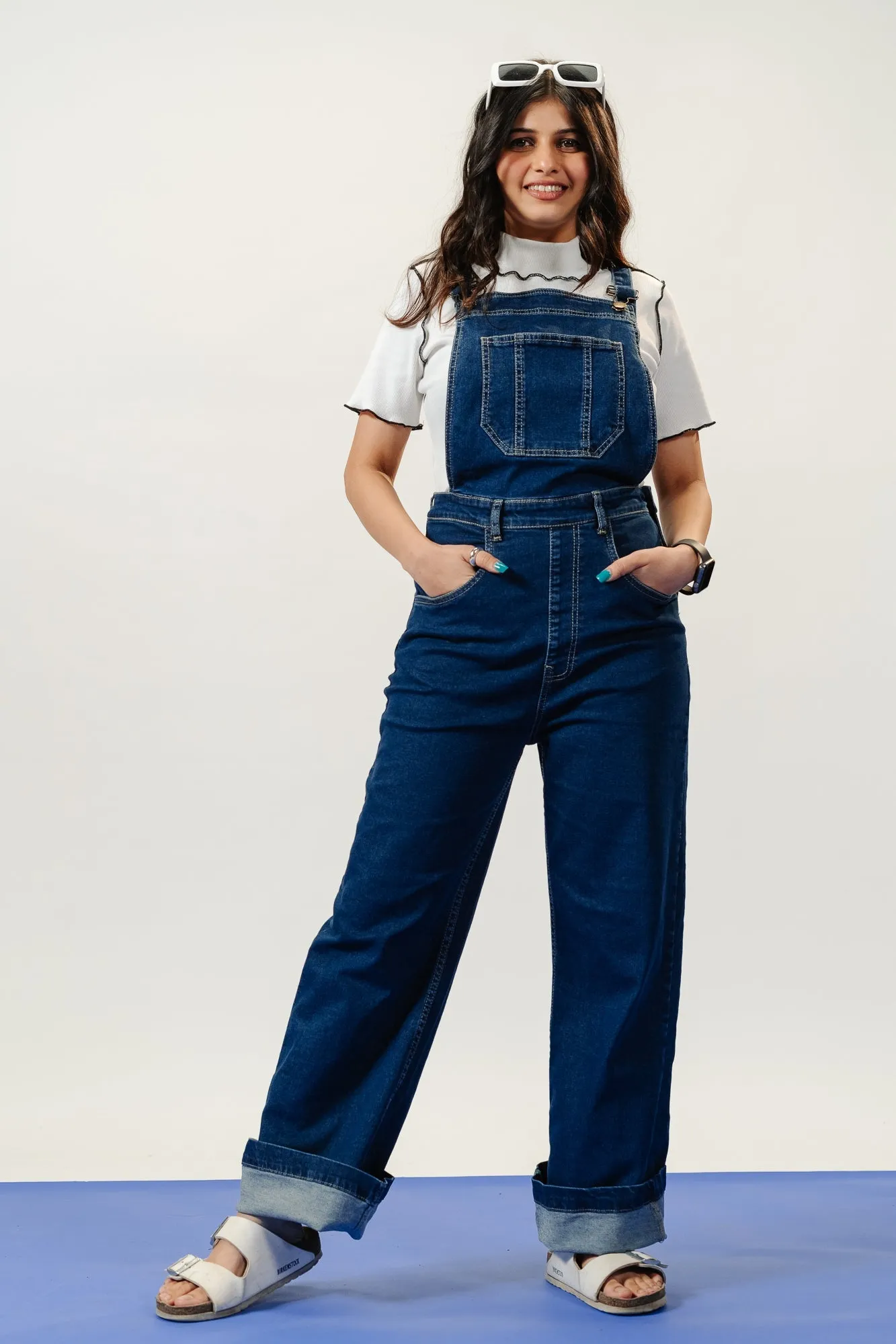 Classic Indigo Stretch Dungaree