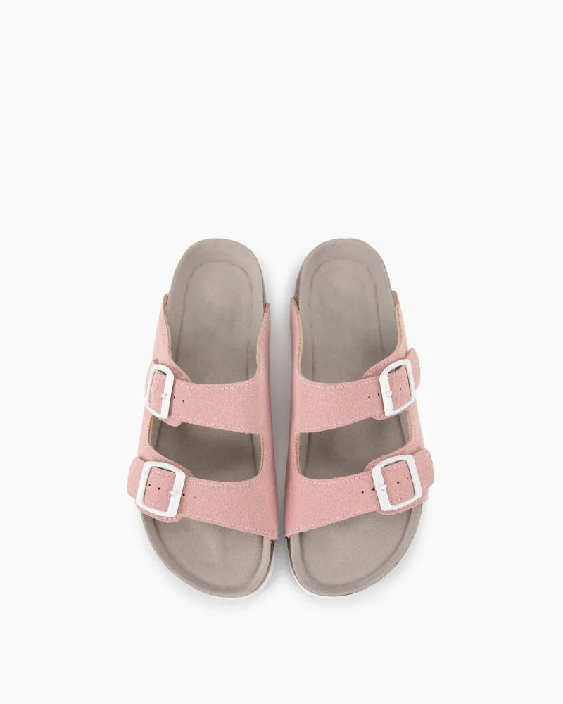 Cork Nubuck Leather Non-slip Flat Sandals