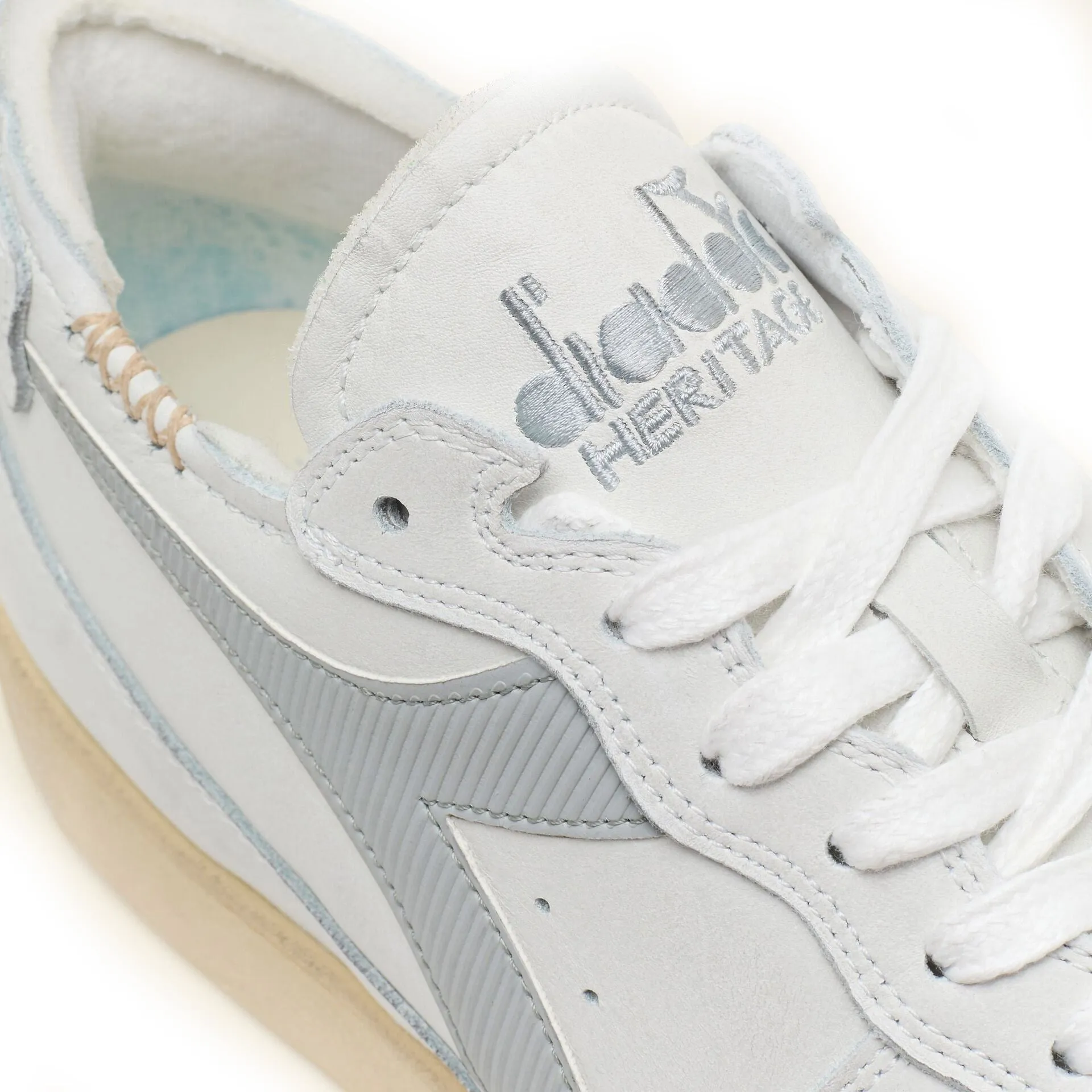 Diadora MI Basket Row Cut 'White/Dawn Blue'