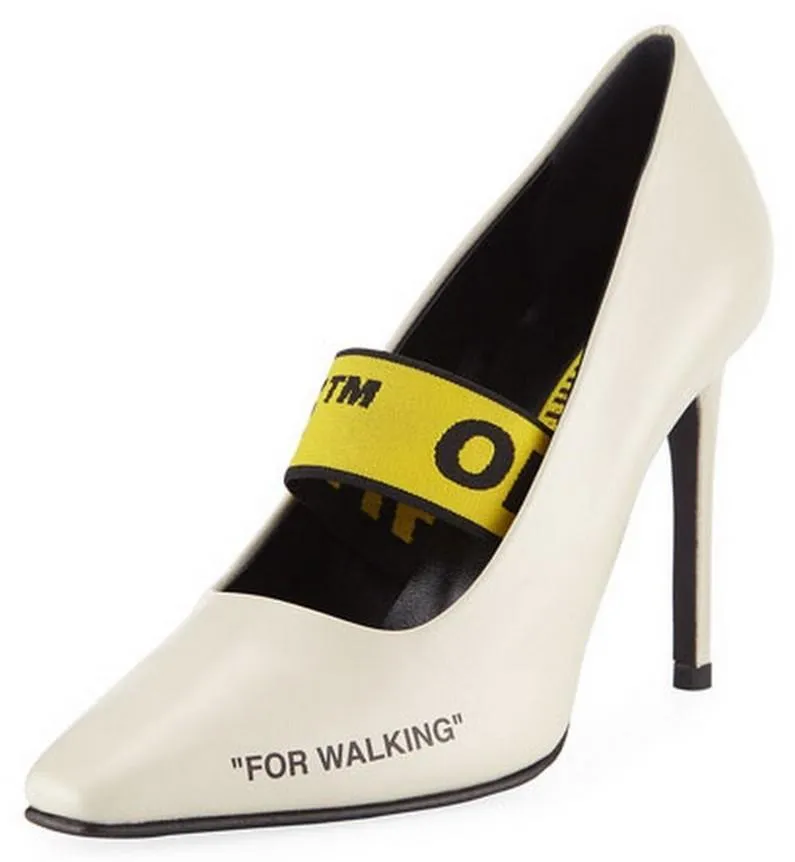 'For Walking' Pumps - Black or White