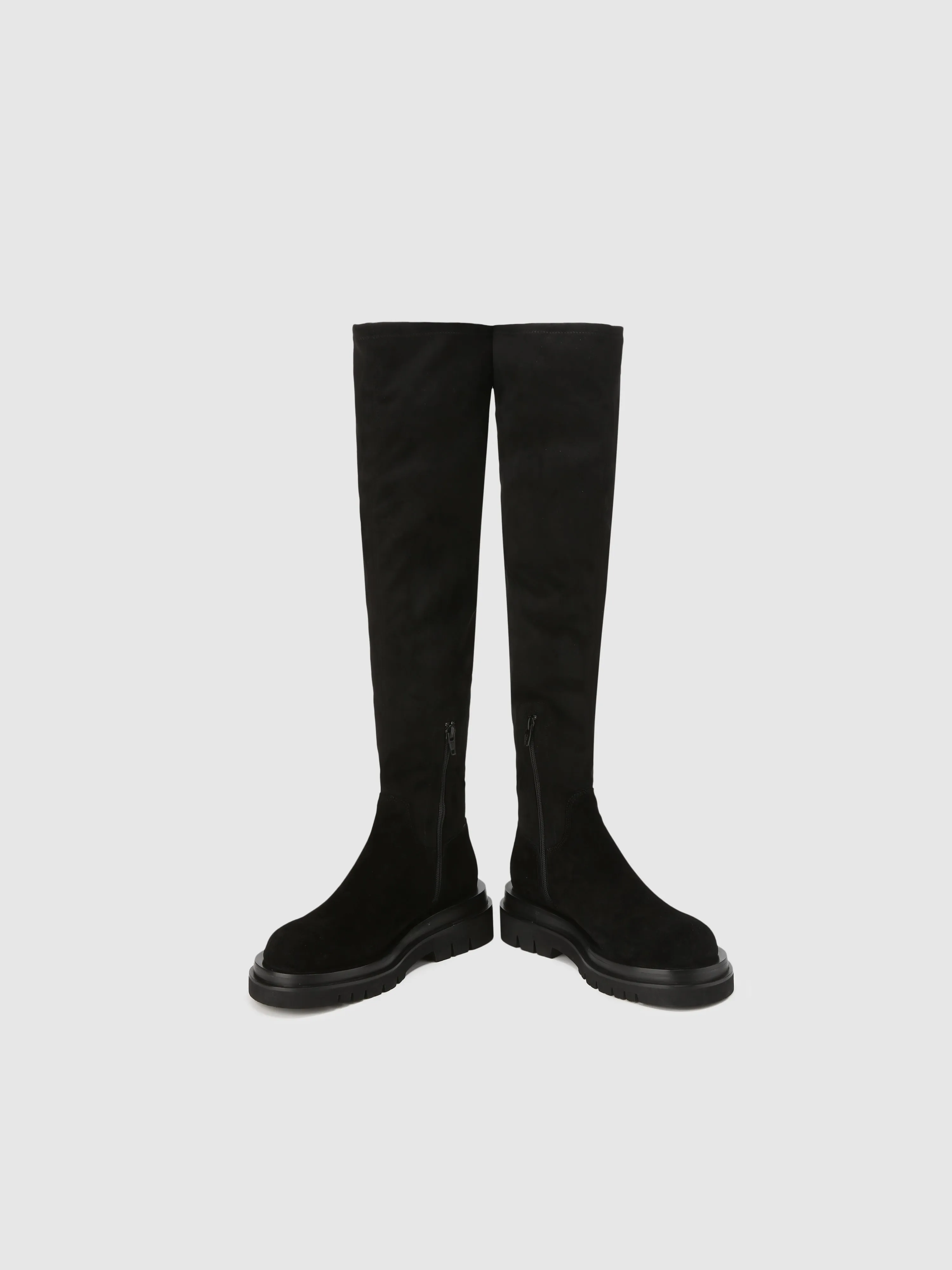 Ladies Stretch-suede over-the-knee Boots