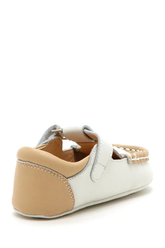 Light Mocha T-Strap Loafers