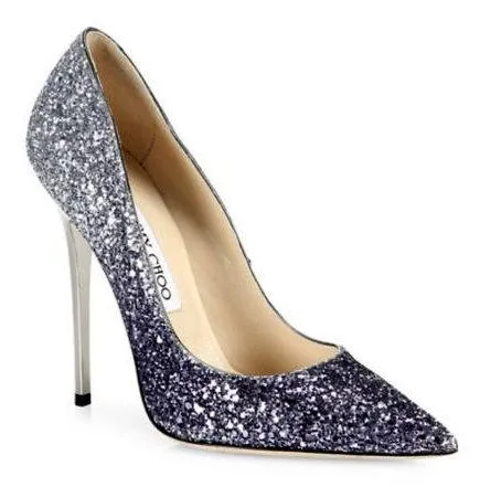 'Momento' Ombre Glitter Pumps - Silver/Dark Navy, Gold/Purple, Gold/Black