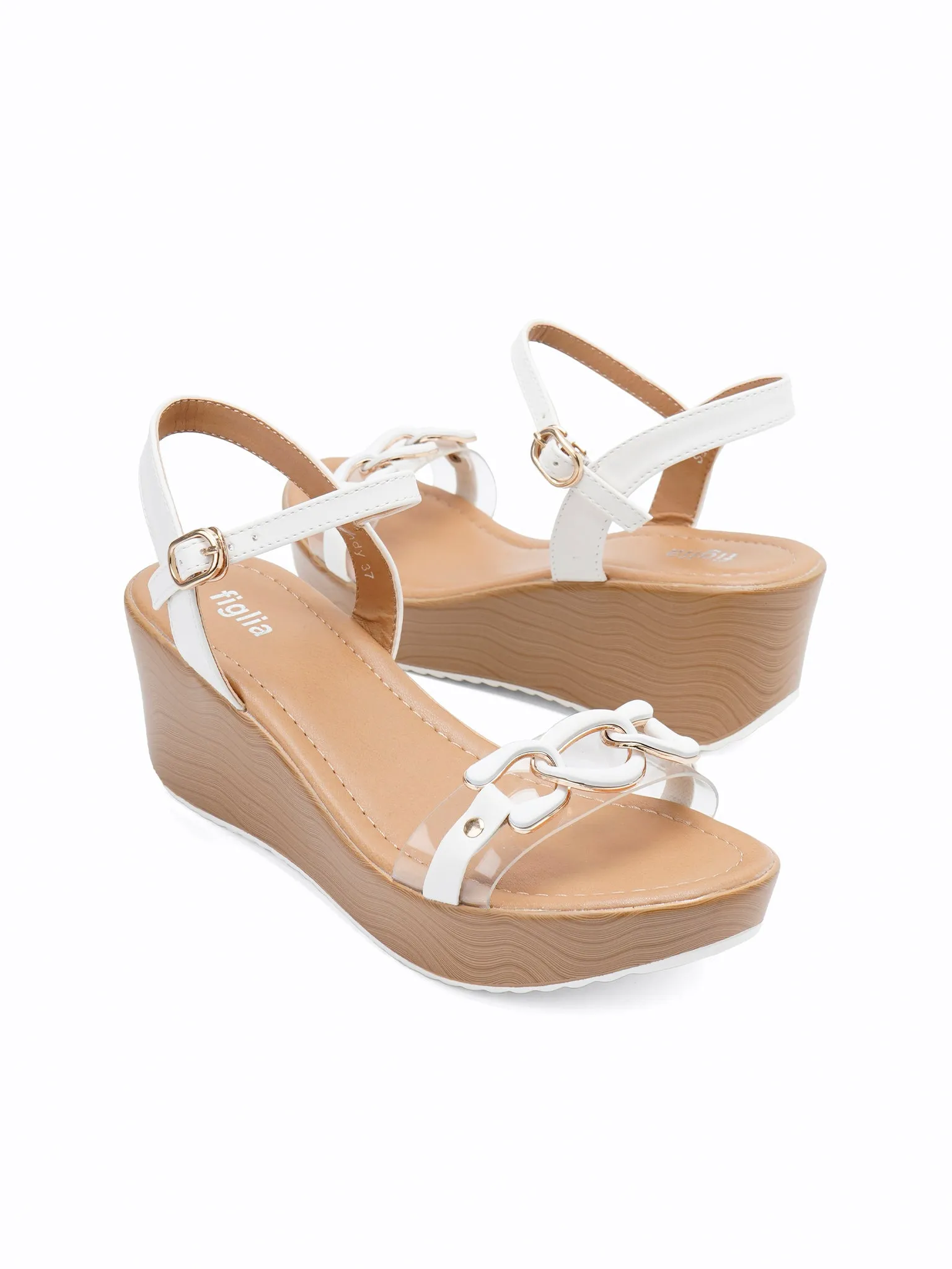 Sandy Wedge Sandals