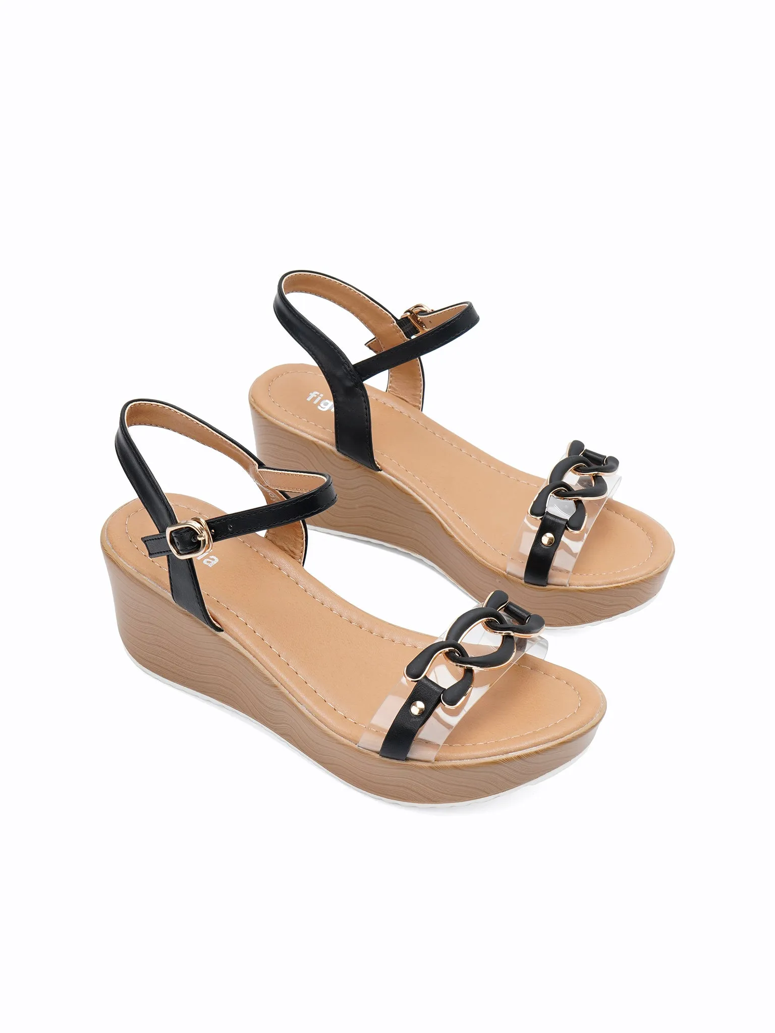 Sandy Wedge Sandals