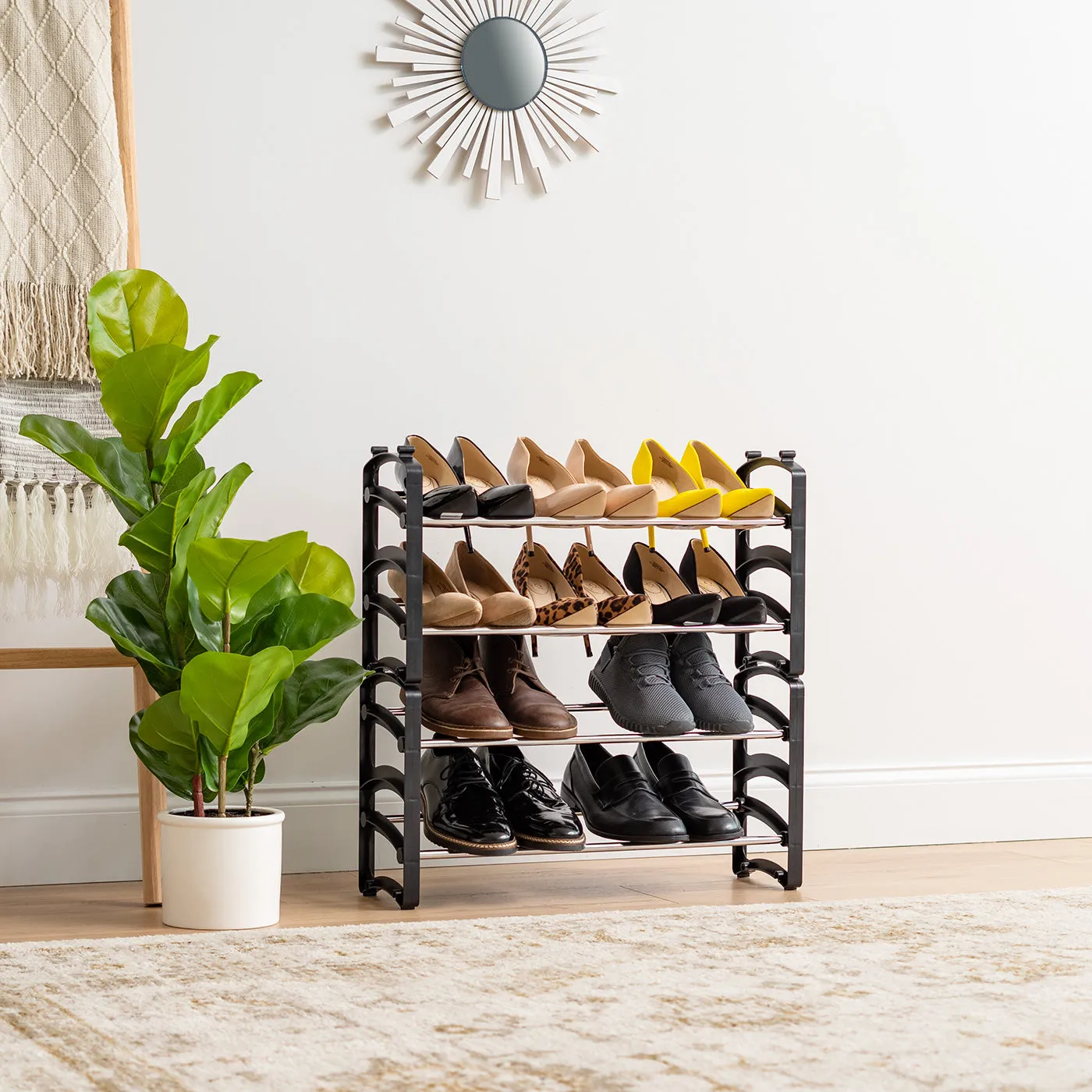 Stackable Shoe Rack - 2 Tier