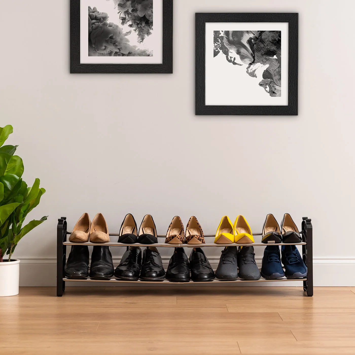 Stackable Shoe Rack - 2 Tier