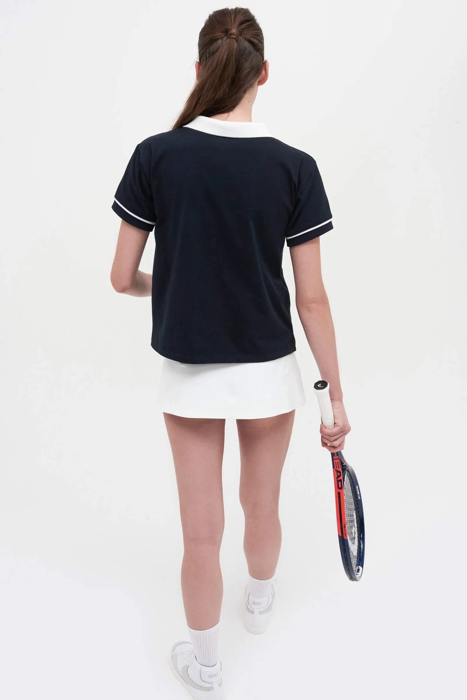 Steffi Organic Cotton Jersey Polo