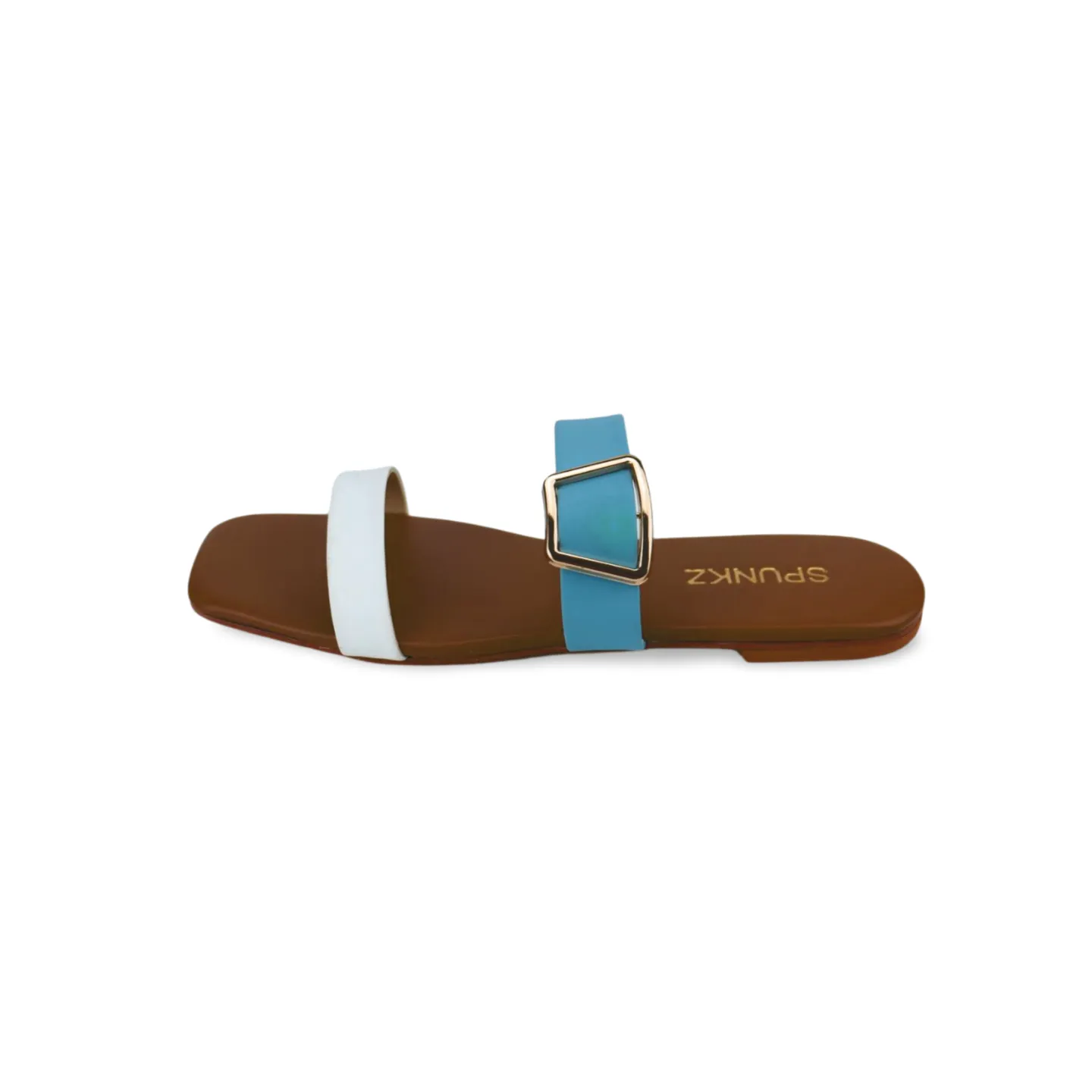 Stylish Casual Double Strap Flat Sandal For Women