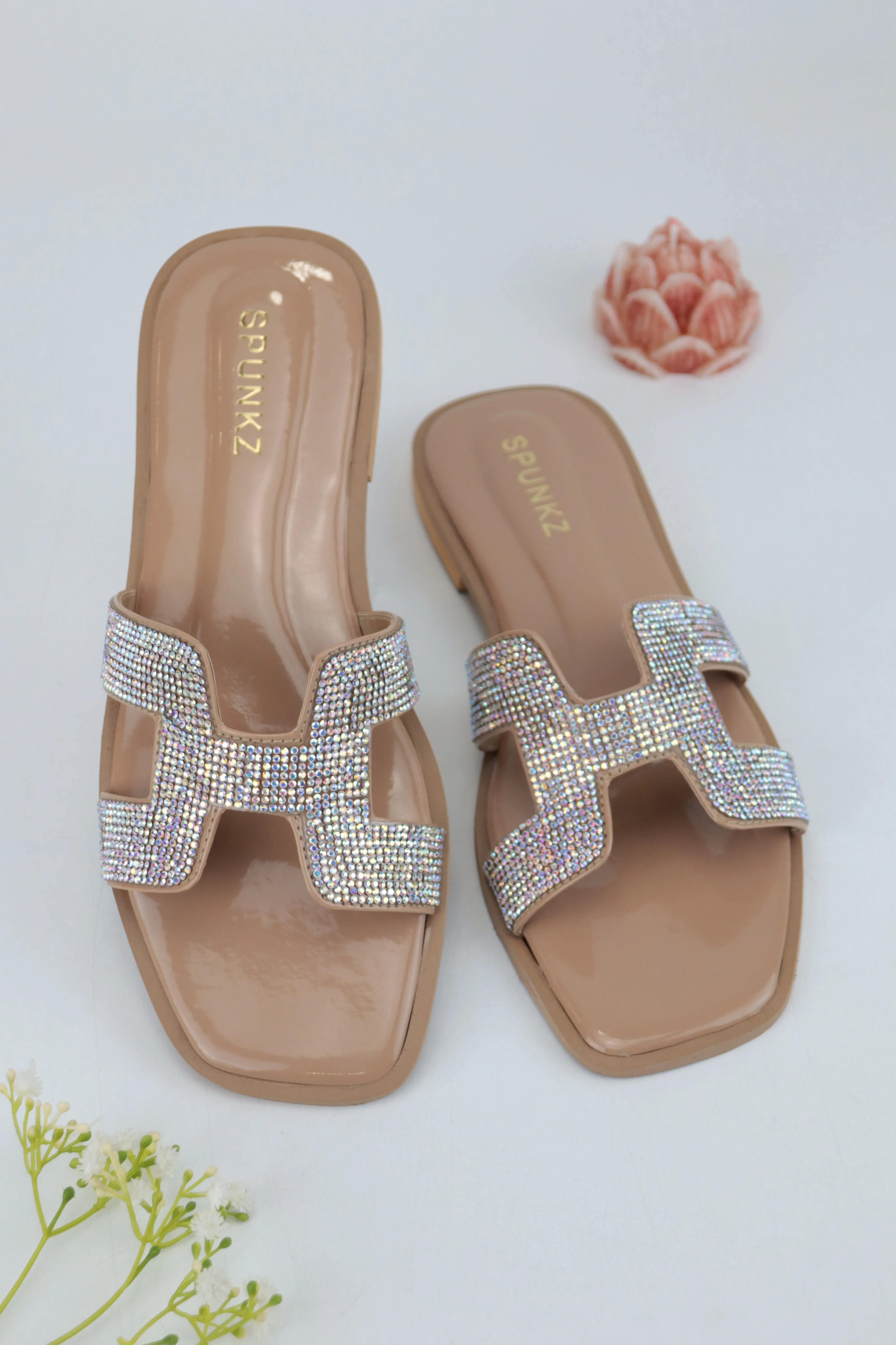 Stylish Luxury Rhinestone Sandals for Women