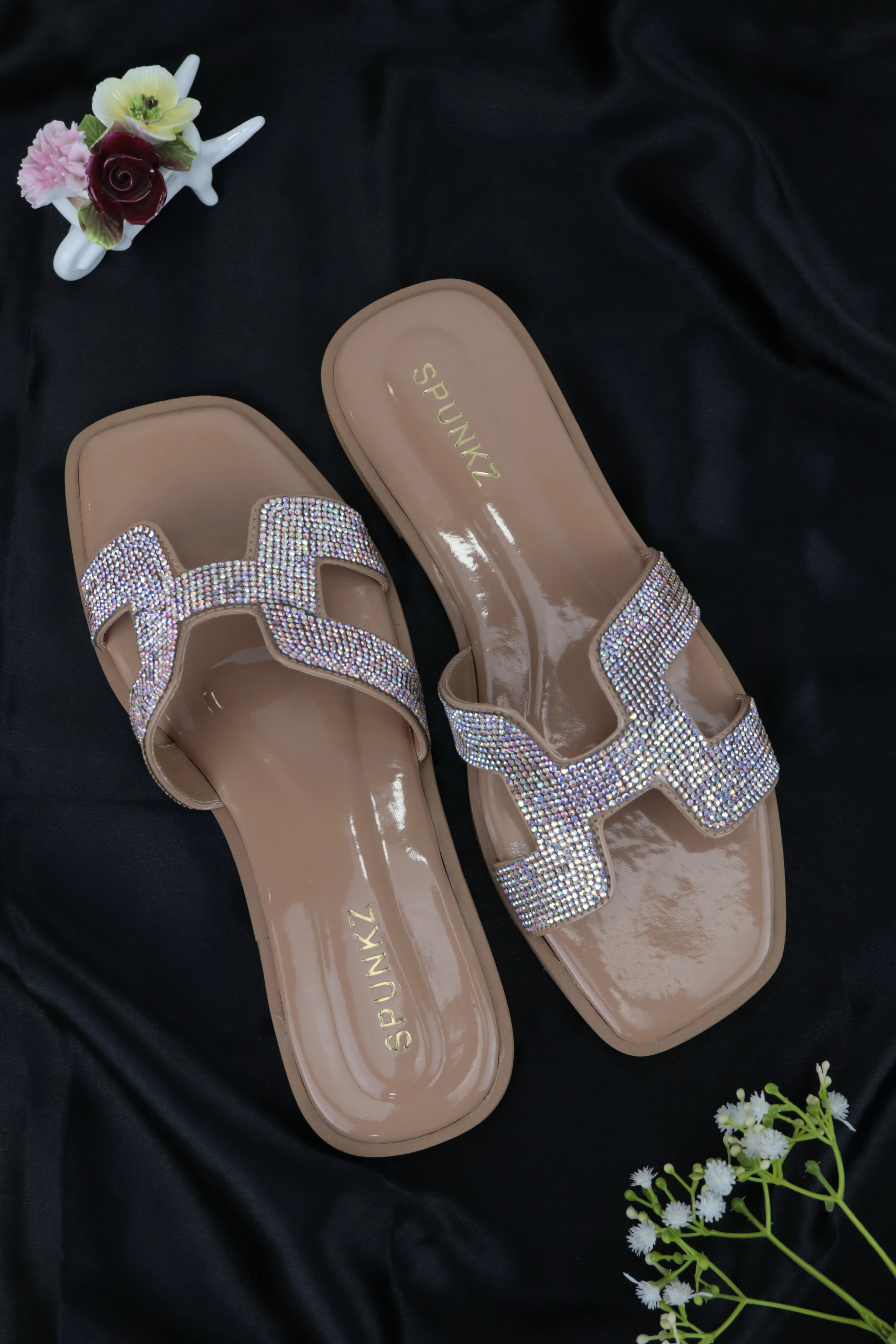 Stylish Luxury Rhinestone Sandals for Women