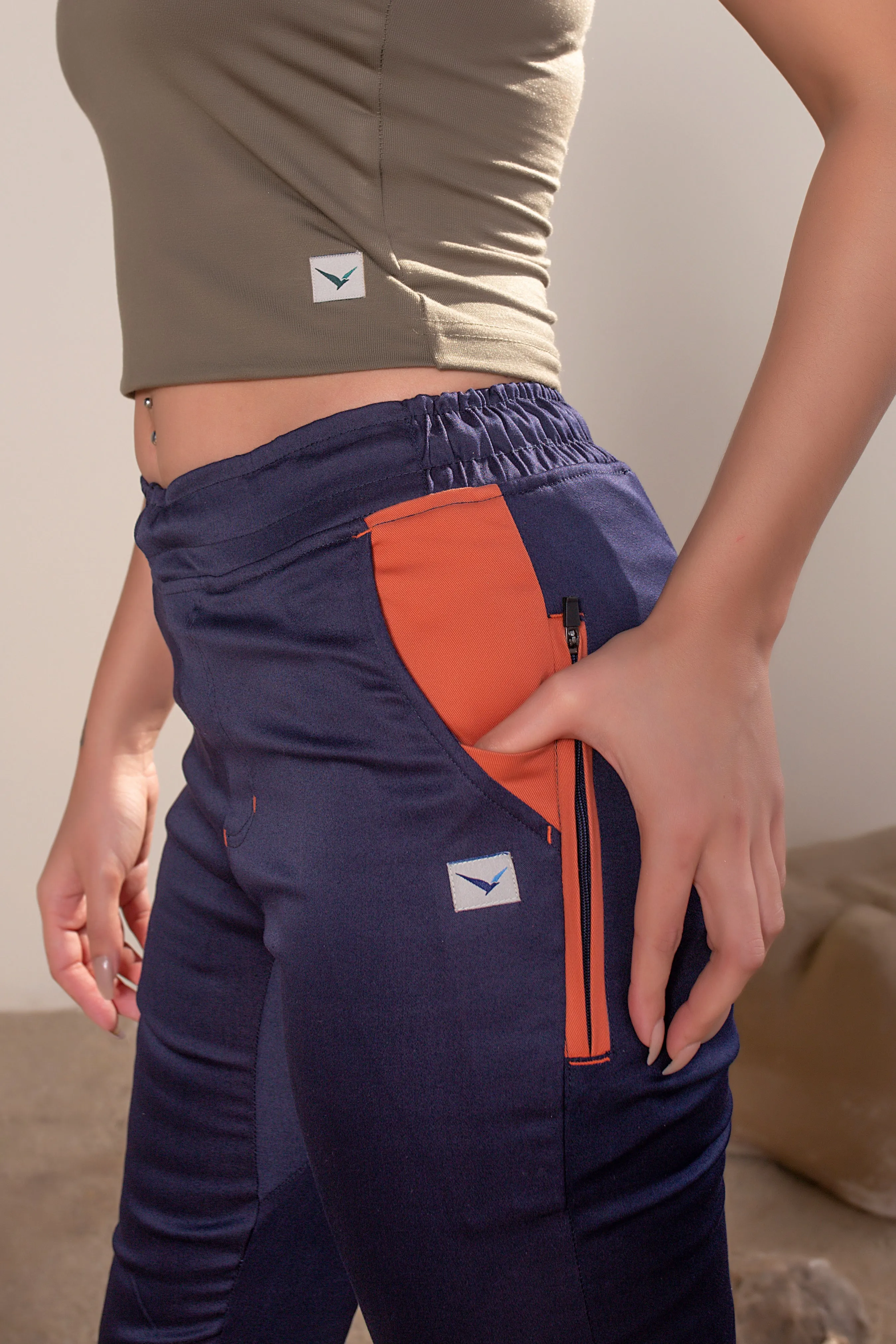 Terra Joggers Navy Orange 2.0